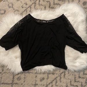 🖤 Black Lace Back Top 🖤